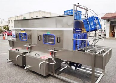 周轉筐清洗機的清洗原理