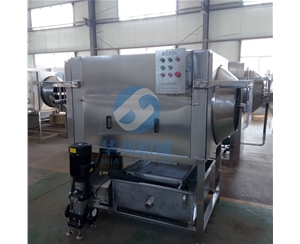 核桃仁去皮工藝 華邦機械去皮機現機