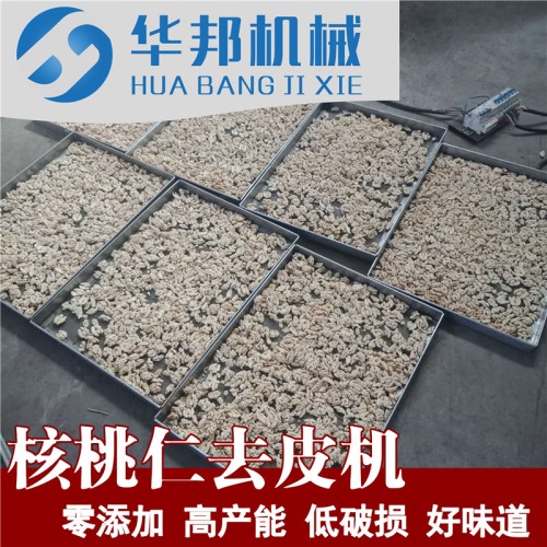 核桃仁去皮機  純水0添加快速去皮