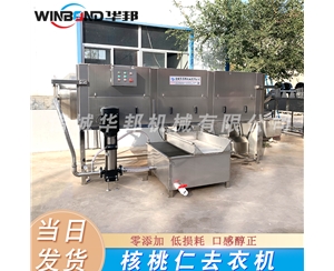 連續生產核桃仁去皮機 全自動 核桃仁去皮設備