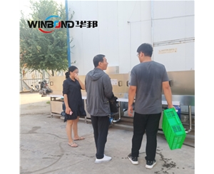 華邦定制 熟食周轉筐清洗風干機 熱堿水洗筐機 高效去油污